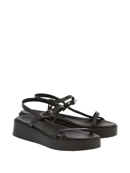 Sandale Ancient Greek Sandals din piele negru