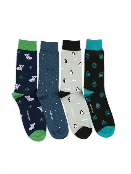 The Arctic Bay Ponožky AUSTRAL EDITION Gift box 4 Pack Unisex zmiešané farby