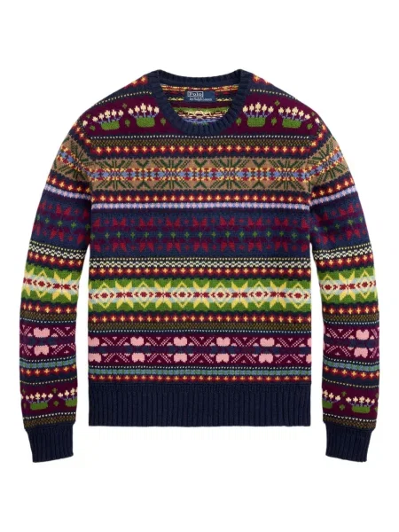 Majica Polo Ralph Lauren karirana od brušene kože s printom zelena