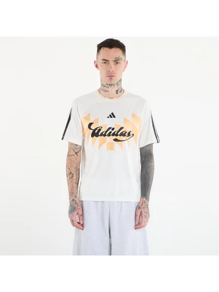 T-shirt adidas M Tiro Gc Ho T Off White/ Black/ Seicta XXL λευκό