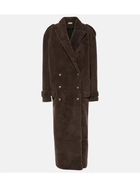 Sztuczne futro futro The Mannei brązowe