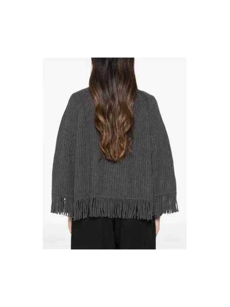 Sweter Simkhai ze sznurkiem szary