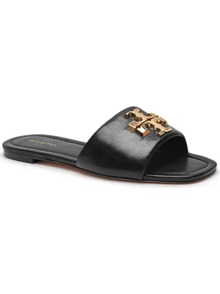 TORY BURCH De piele șlapi ELEANOR negru