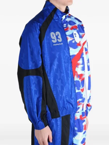 Geacă A Bathing Ape® cu imagine cu model camuflaj albastru