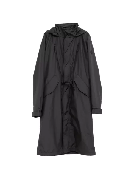 Geacă Moncler cu glugă negru