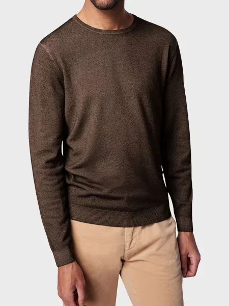 Вовняний светр Pierre Cardin коричневий