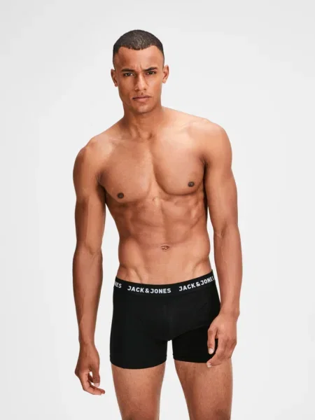 JACK & JONES Boxeri / alb negru