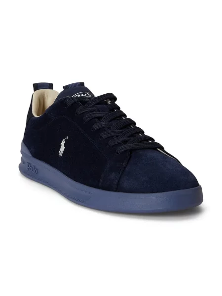 Polo Ralph Lauren Hrt Crt Rib sneakers pentru bărbați din piele gri