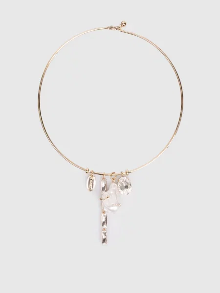 Золотисте кольє з підвісками Twinset