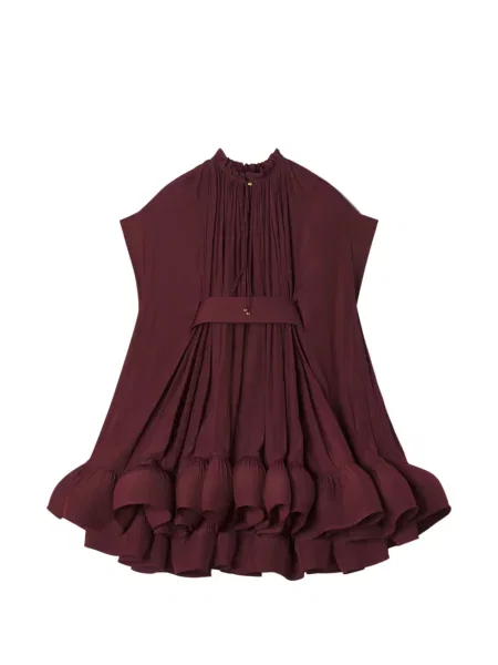 Rochie mini Lanvin cu volane roșu