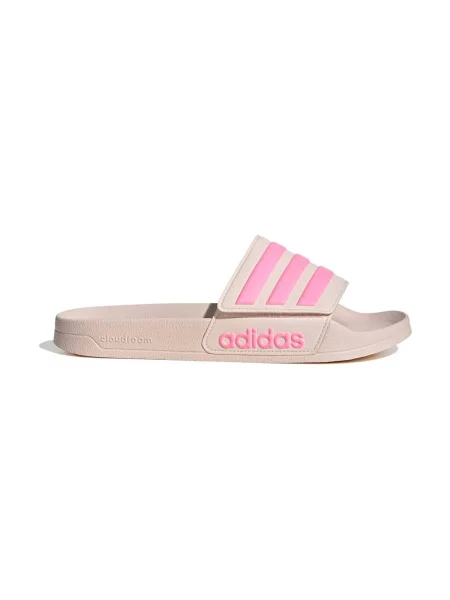 Šľapky Adidas na suchý zips ružová