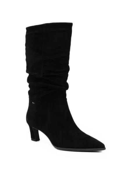 Botine Tamaris din piele de căprioară negru