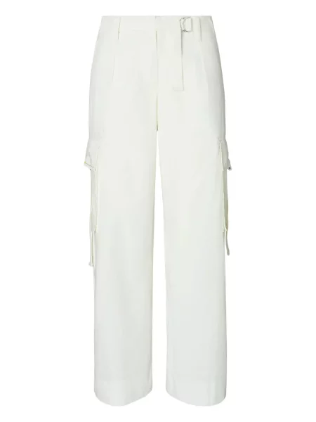 Pantaloni cargo Tory Burch alb