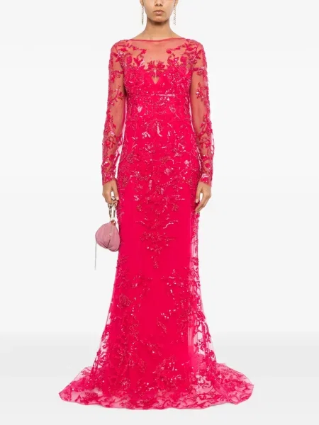 Rochie Zuhair Murad din dantelă roz
