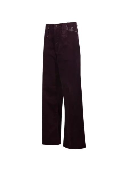 Pantaloni Kuro de catifea cord violet