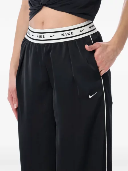 Hanorac cu glugă Nike cu decolteu rotund cu autograf de jumătate de fermoar roz