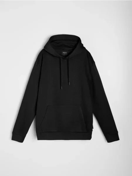 Mikina s kapucí Sinsay černá