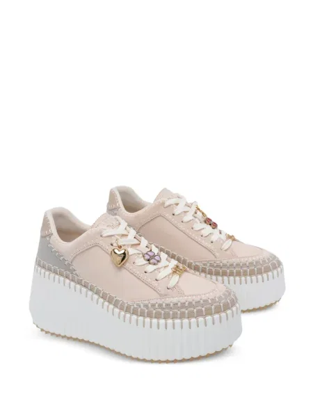 Sneakerși Chloé Nama cu pană