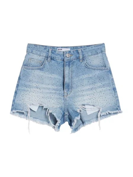 Bershka Jeans denim albastru