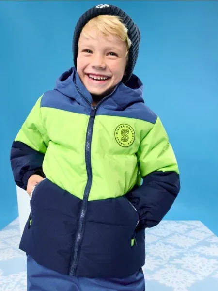 Sinsay Prošívaná puffer bunda s kapucí vícebarevná
