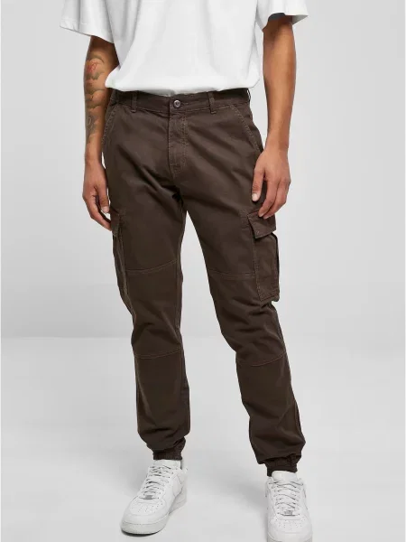 Urban Classics Pantaloni cu mokka maro