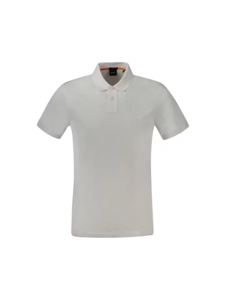 Boss Koszulka Polo Z Piki Passenger Slim Fit blau biała