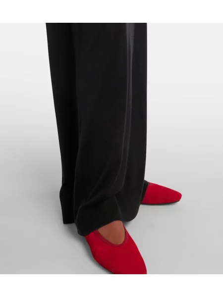 Rochie maxi Toteme de mătase de costum negru