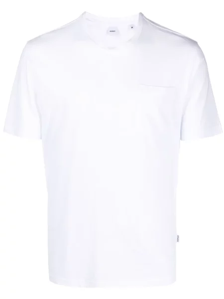 Tricou Aspesi din jerseu alb