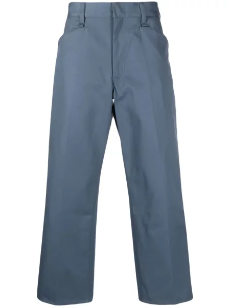 Cropp pantaloni Neighborhood albastru