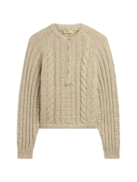Pulover Momoni cu guler henley