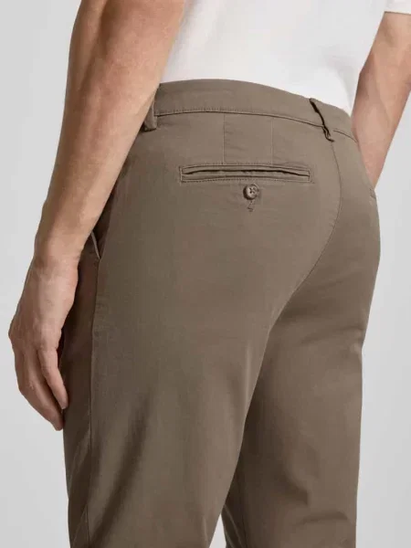 Chinosy o kroju slim fit z mieszanki bawełny ekologicznej model NEW MILES’ Selected Homme