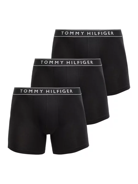 TOMMY HILFIGER Boksarice Essential črna bela