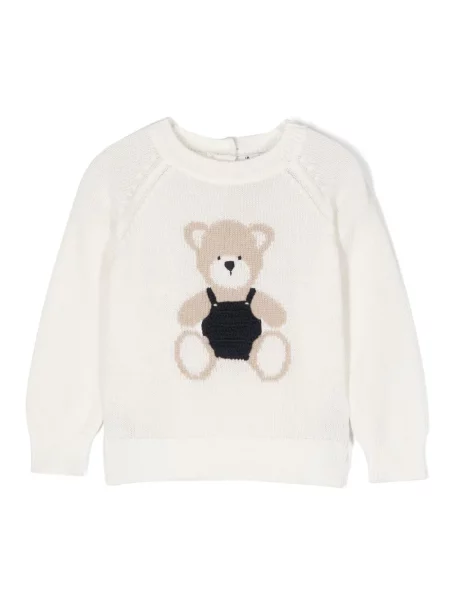 Sweter dziecięcy Il Gufo biały