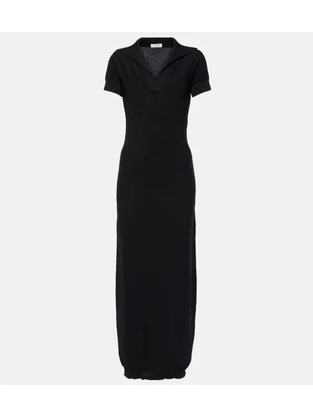 Rochie Alaïa transparente de costum negru