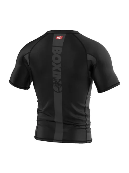 Koszulka Rashguard MMA na Siłownię EXTREME HOBBY BOLD BOXING czarna