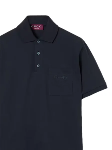 Tricou polo Gucci albastru