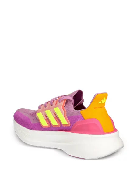 Prugaste trčanje hlače Adidas s kapuljačom crna