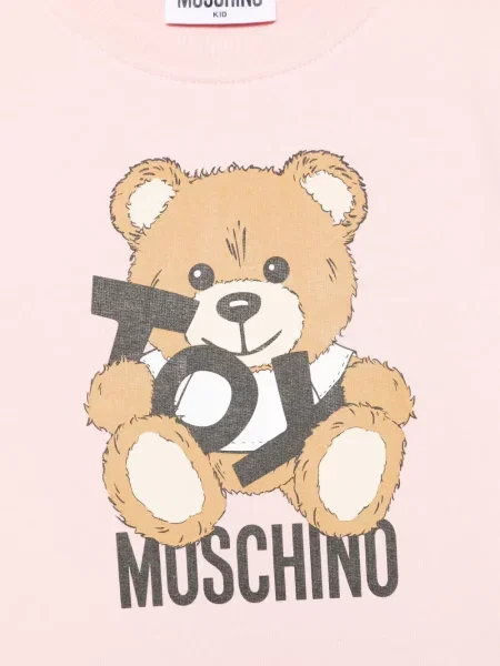 Sukienka dziecięca Moschino różowa