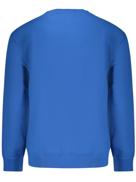 Palton Calvin Klein Jeans din fleece albastru