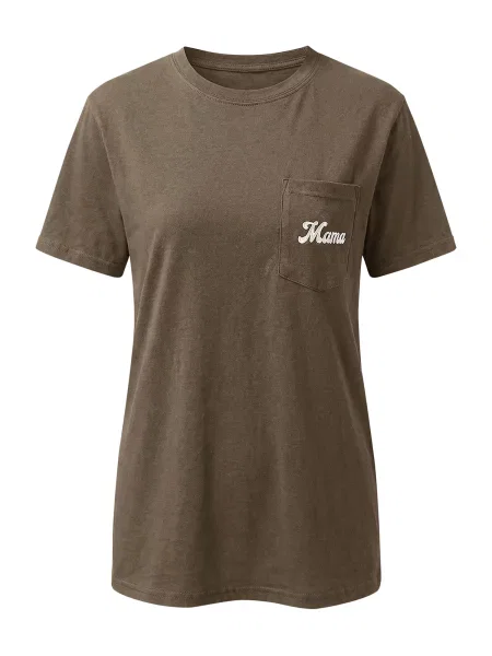 Imily Majica pikčasto rjava bela