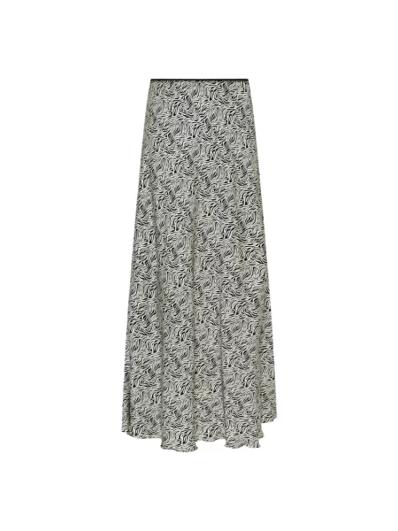 Spódnica maxi Moss Copenhagen w zebrę szara