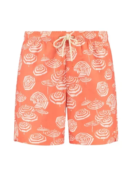 Shiwi Plavecké šortky Mike oranžová bílá