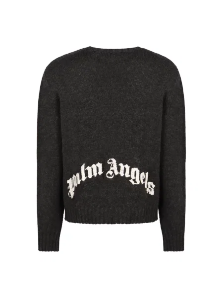 Sweter Palm Angels wełniany czarny