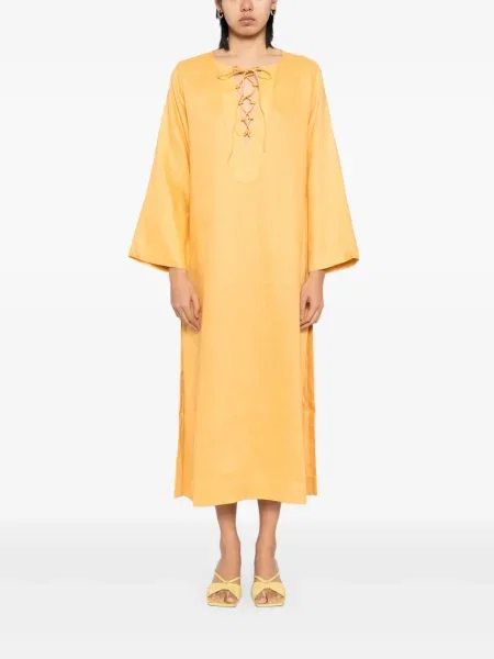 Rochie Bambah de in de costum galben