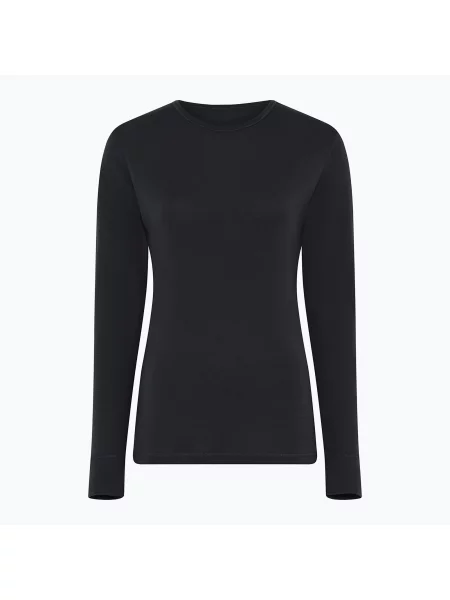 Bluză termoactivă pentru femei Dovre Wool black negru
