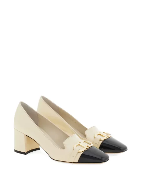 Pantofi cu toc Ferragamo alb