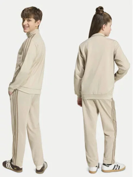 Teplákové kalhoty adidas béžové