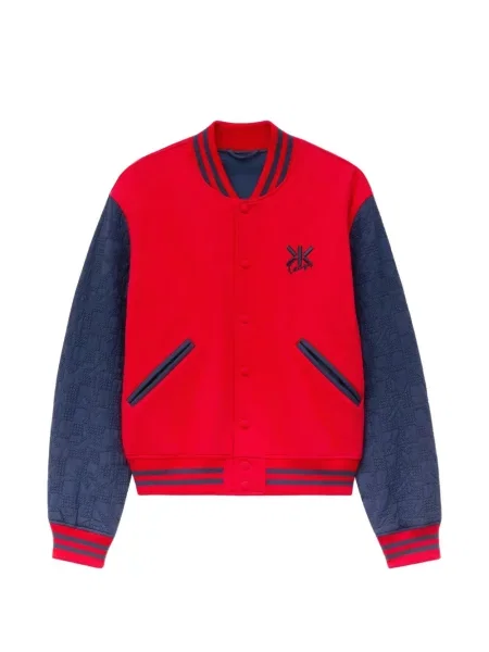 Geacă bomber Kenzo cu broderie roșu