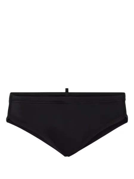 Slip de baie Dsquared2 cu imagine negru