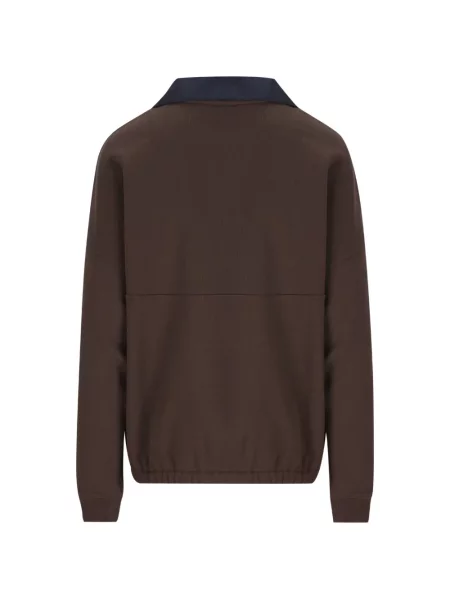 Gulerat pulover Loewe cu cordon maro